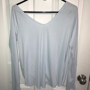 Light blue blouse